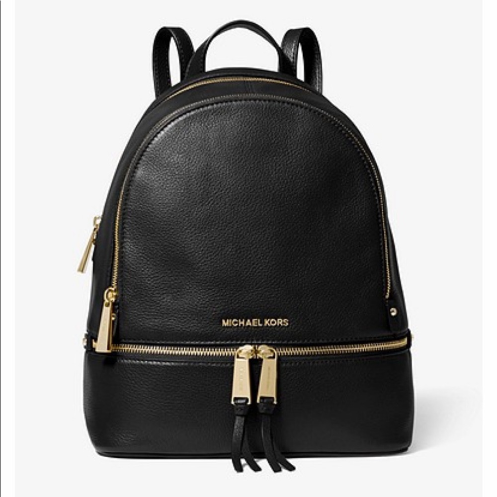 Michael Kors Rhea Medium Leather Backpack